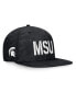 Фото #3 товара Men's Black Michigan State Spartans OHT Military-Inspired Appreciation Troop Snapback Hat