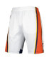 Фото #4 товара Men's White Golden State Warriors 2009-10 Hardwood Classics Swingman Shorts