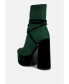 Фото #3 товара Womens after pay high heel velvet knitted boot
