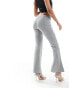 Фото #5 товара Vila Petite flare glitter trouser in silver