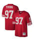 Фото #4 товара Men's Bryant Young Scarlet San Francisco 49ers 1994 Legacy Replica Jersey