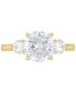 ფოტო #3 პროდუქტის IGI Certified Lab Grown Diamond Three Stone Engagement Ring (3 ct. t.w.) in 14k Gold