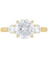 IGI Certified Lab Grown Diamond Three Stone Engagement Ring (3 ct. t.w.) in 14k Gold