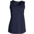 Фото #4 товара Women's Tall Supima Cotton Tunic Tank Top