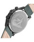 ფოტო #2 პროდუქტის Men's Hawker Hurricane Chronograph Dark Green Genuine Leather Strap Watch 42mm