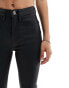 River Island Petite faux leather sculpt jeans in black 40 - фото #8