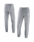 ფოტო #1 პროდუქტის Men's Heathered Gray Duke Blue Devils Saturday Fleece Pants