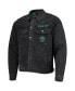 Фото #3 товара Men's Black Austin FC Denim Button-Up Jacket