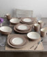 Colorwave Rim 16-Pc. Dinnerware Set, Service for 4