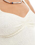 Фото #3 товара Free People sweetheart neck textured lace cami top in ivory