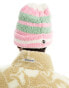 Aape By A Bathing Ape stipe beanie in pink