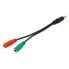 Фото #1 товара EQUIP Jack 3.5 Splitter cable