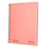 NAVIGATOR A4 spiral notebook hard cover 80h 80gr 4 mm square with coral margin