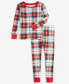 ფოტო #1 პროდუქტის Family Pajamas Toddler 2-Pc. Cotton Winterton Plaid Family Holiday Pajamas, Created for Macy's