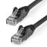 Фото #2 товара StarTech.com 5m CAT6 Ethernet Cable - LSZH (Low Smoke Zero Halogen) - 10 Gigabit 650MHz 100W PoE RJ45 10GbE UTP Network Patch Cord Snagless with Strain Relief - Black - CAT 6 - ETL Verified - 24AWG - 5 m - Cat6 - U/UTP (UTP) - RJ-45 - RJ-45