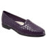 Фото #2 товара Trotters Liz T5158-760 Womens Purple Extra Narrow Loafer Flats Shoes 10