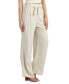 ფოტო #3 პროდუქტის Juniors' Tie-Waist Mid Rise Wide Leg Pants