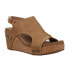 Фото #2 товара Corkys Carley Studded Wedge Womens Brown Casual Sandals 30-5316-CASM