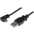 Фото #4 товара StarTech.com Micro-USB Charge-and-Sync Cable M/M - Right-Angle Micro-USB - 24 AWG - 2 m (6 ft.) - 2 m - USB A - Micro-USB B - USB 2.0 - Male/Male - Black
