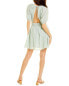 Daisy Lane Cutout Mini Dress Women's Green L