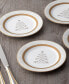 Сервировочные тарелки Noritake Charlotta Gold Set of 4 для закусок, 6-1/4" - фото #7