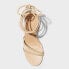 Фото #2 товара Women's Marcia Lace up Heels with Memory Foam Insole - A New Day Beige 9.5