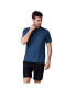 Фото #1 товара Men's Tech Jacquard Short Sleeve Crew Neck T-Shirt