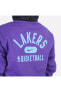 Фото #7 товара Los Angeles Lakers Courtside Fleece Nba Full-zip Hoodie Erkek Sweatshirt