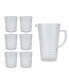 Фото #1 товара Malcolm Clear Pitcher 50.7 oz, DOF (double old fashioned) 11.5 oz, Set of 7