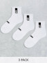 Фото #1 товара Salomon 3 pack of everyday unisex ankle socks in white