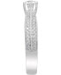 ფოტო #4 პროდუქტის Diamond Triple Row Engagement Ring (1 ct. t.w.) in 14k White Gold