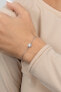Beautiful silver bracelet with synthetic opal BRC31W