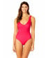 Фото #1 товара Women's Lace Up Compression One Piece Swimsuit