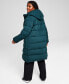 Фото #2 товара Women's Plus Size Hooded Puffer Coat, Created for Macy's