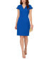 Women's Ruffled-Trim Sheath Dress