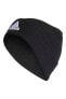 Фото #1 товара Logo Beanie Cuf Unisex Siyah Günlük Stil Şapka IB2651