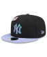 ფოტო #3 პროდუქტის Men's Black/Purple New York Yankees Grape Big League Chew Flavor Pack 9FIFTY Snapback Hat