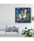 Фото #3 товара Mary Urban Lovely Llamas Ii Christmas Canvas Art - 15" x 20"