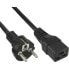 Фото #1 товара InLine power cable 16A CEE 7/7 straight / IEC320/C19 2m