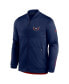 Фото #3 товара Men's Navy Washington Capitals Locker Room Full-Zip Jacket