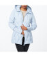 Фото #2 товара Women's Knit Combo Anorak Puffer Jacket