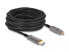 Фото #1 товара Кабель HDMI Delock 86007, 20 м, HDMI Type A (Стандартный) - HDMI Type D (Микро), 48 Гбит/с, черный, серый