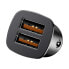 Фото #5 товара Inteligentna ładowarka samochodowa Square 2x USB QC3.0 Quick Charge 3.0 SCP AFC 30W czarny