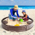 Фото #2 товара Ø120cm Sandbox rund Sandkasten