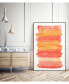 Фото #2 товара 14" x 11" Tangerine II Art Block Framed Canvas