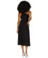 ფოტო #7 პროდუქტის Women's One-Shoulder Midi Dress