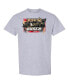 Фото #3 товара Men's Heather Gray Kyle Busch 3CHI Car T-shirt