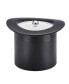 Top Hat Acrylic Cover Black Band Ice Bucket, 3 Quart