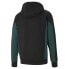 Фото #4 товара Puma Mapf1 Hooded Sweat Logo FullZip Jacket Mens Black Casual Athletic Outerwear