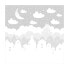 Фото #1 товара Sternenhimmel mit Häusern und Mond grau
